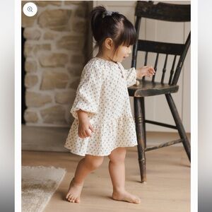 NWT Quincy Mae Lany Dress in French Floral With Bloomers Size 2-3 years